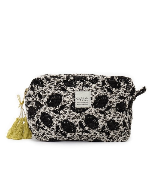 インド製ジャカードマチ付きポーチ