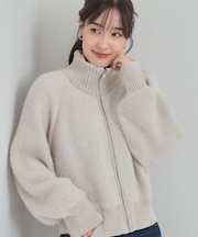 フェザーストライプモールブルゾン