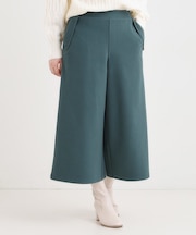 圧縮ニットガウチョパンツ