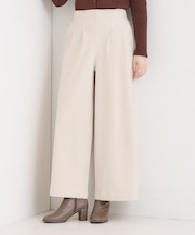 【着丈選べる】あったかもちもちワイドパンツ