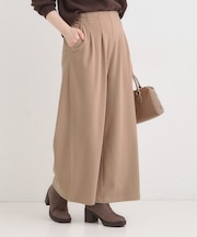 【着丈選べる】あったかもちもちワイドパンツ