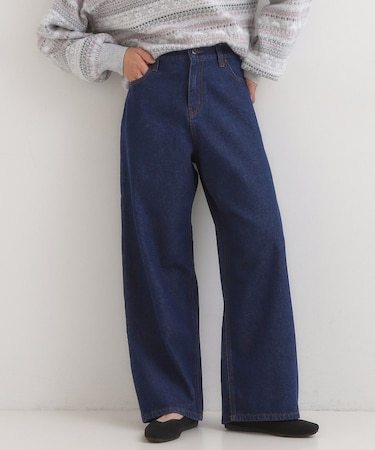 【旭山動物園応援商品】ポケット刺繍デニム