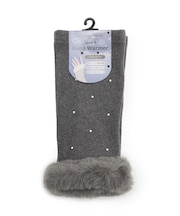 フィンガーレスファーグローブ