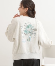 【旭山動物園応援商品】プリント裏起毛スウェット