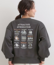 【旭山動物園応援商品】プリント裏起毛スウェット