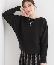 【洗える】もちもちタッチが心地よいドルマンニット