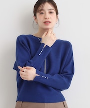 【洗える】もちもちタッチが心地よいドルマンニット