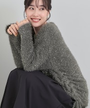 ラメフェザードロストニット