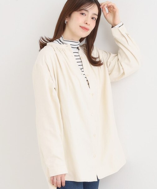 滑らかなタッチが心地よい マイクロコールチュニック