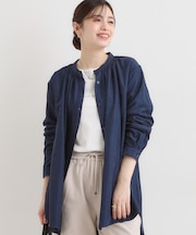 【洗濯機可/S-LL】滑らかなタッチが心地よい マイクロコールチュニック