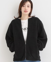 ボアノーカラーブルゾン