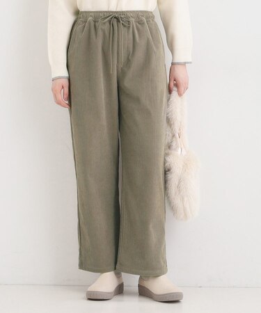 ワイドコーデュロイパンツ