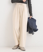 スエード調カーブパンツ