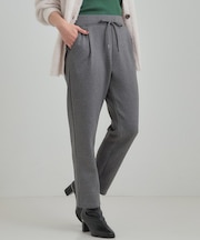 【あったか/洗濯機可】暖もちテーパードパンツ