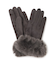 手首フェイクファー五指グローブ