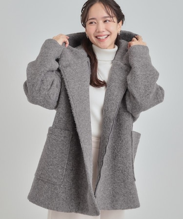 スライバーフーディーコート