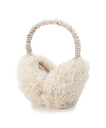 【折りたたみ】フェイクファーイヤマフ