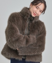 フェイクファーブルゾン