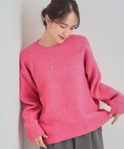 【洗濯機可/S-LL】色違いで欲しくなる ふんわりゆるニット