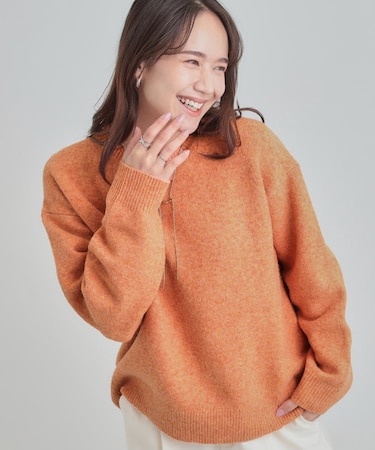 【洗濯機可/S-LL】色違いで欲しくなる ふんわりゆるニット