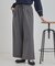 【風を通しにくい】フラップイージーワイドパンツ