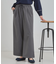 【風を通しにくい】フラップイージーワイドパンツ