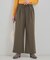 【風を通しにくい】フラップイージーワイドパンツ