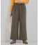 【風を通しにくい】フラップイージーワイドパンツ