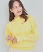 【洗濯機可/吸湿発熱】もちもちでチクチクしにくいハイネックニット