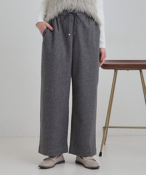 【シューウォーム】イージーワイドパンツ