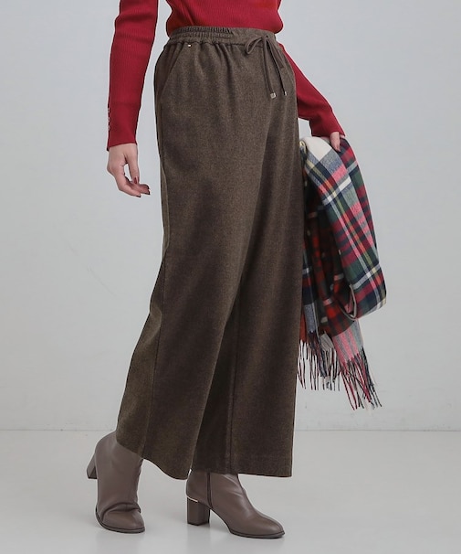 【シューウォーム】イージーワイドパンツ