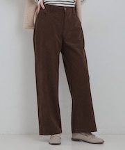 コーデュロイ ワイドストレートパンツ