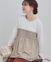 ビスチェ風ドッキングトップス