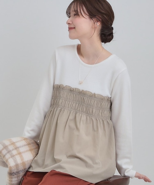 ビスチェ風ドッキングトップス