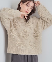 ループデザインニット