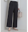 【セットアップ可能】サラっと軽やか ワイドストレートパンツ