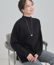 【洗濯機可/S-LL】もちもちハイネックニット