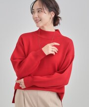 【洗濯機可/S-LL】もちもちハイネックニット