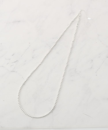 ボールチェーンネックレス