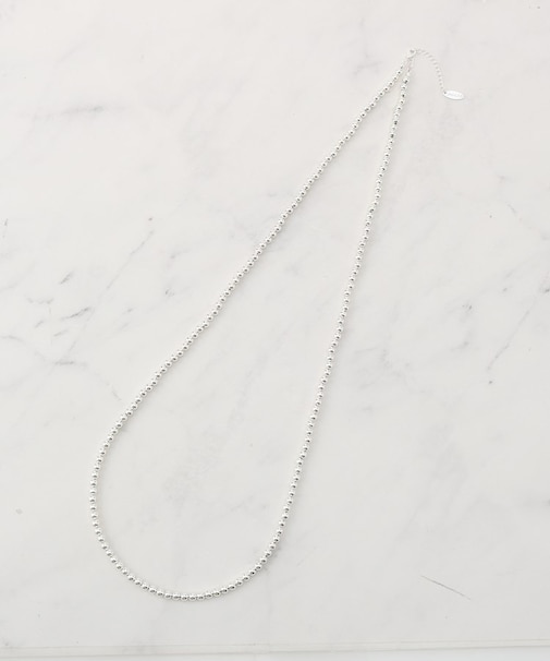 ボールチェーンネックレス