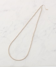 ボールチェーンネックレス