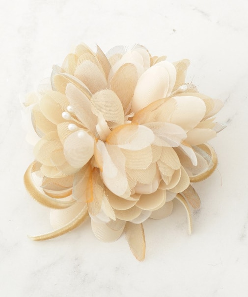 【セレモニー】ミックスリボンコサージュ