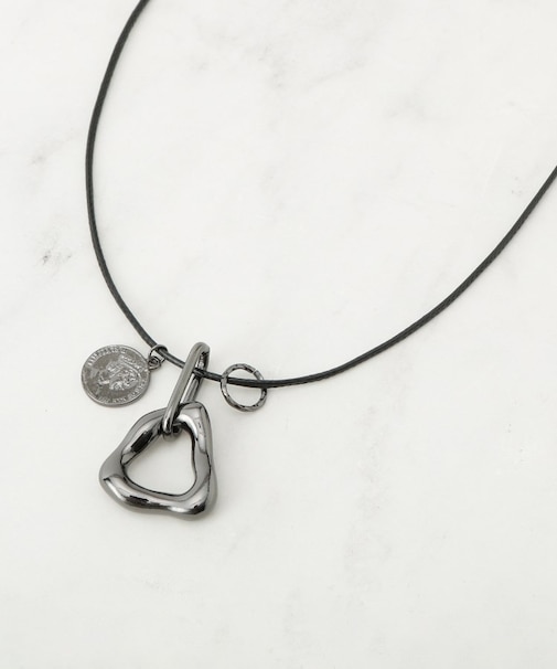 ハートコインひもネックレス