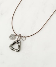 ハートコインひもネックレス