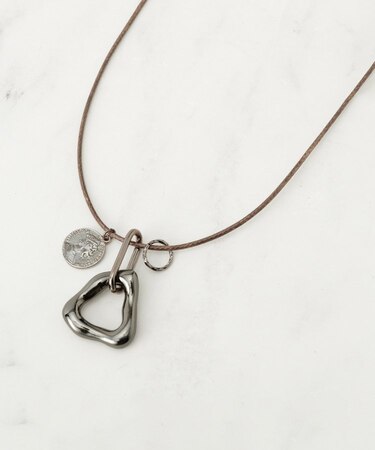 ハートコインひもネックレス