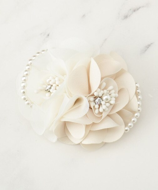 【セレモニー】Wフラワーコサージュ