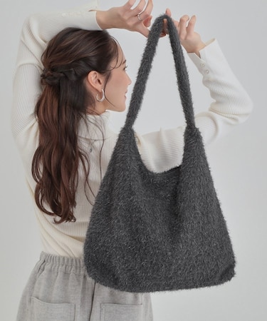 ラメトートバッグ