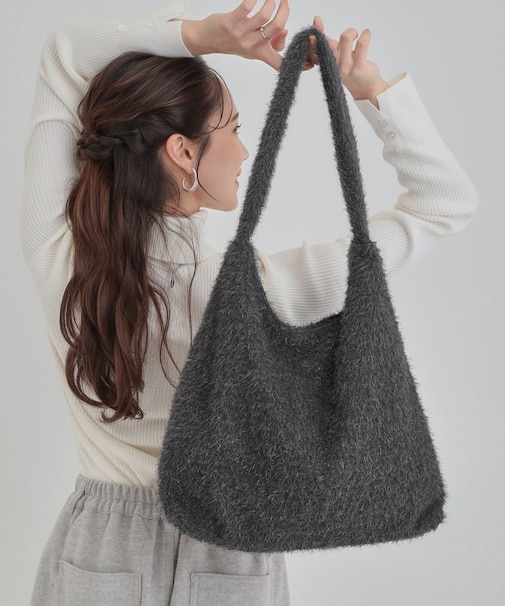 ラメトートバッグ