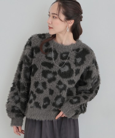 柄アソート ロングフェザーニット