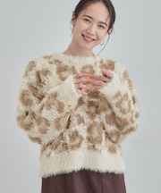 柄アソート ロングフェザーニット